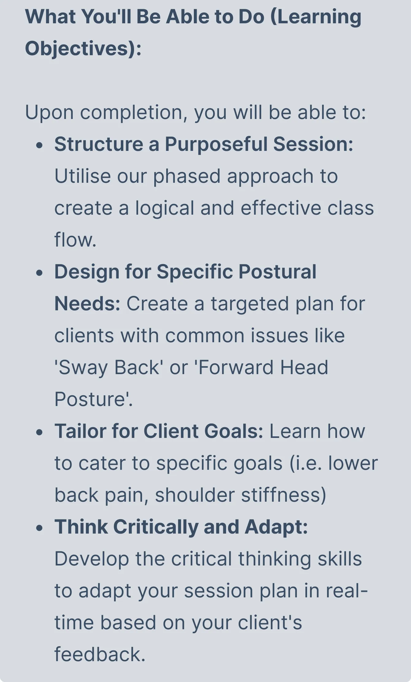 Session Design Detail Bottom