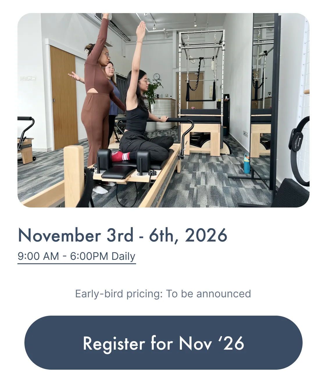 September 2026 Intake