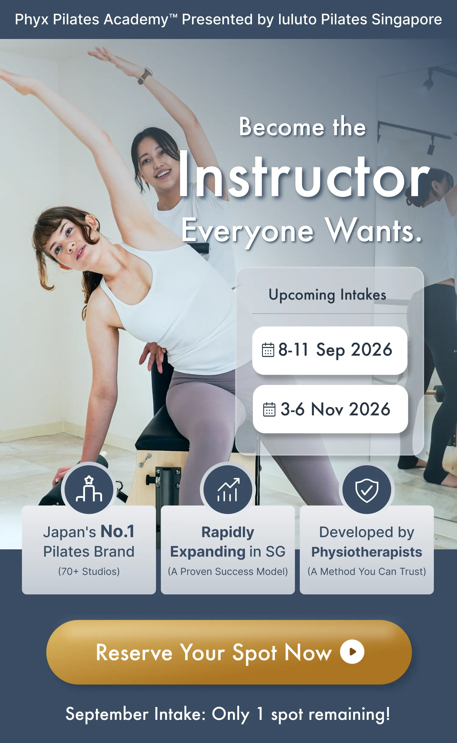 luluto PILATES - Reserve Your Spot Now