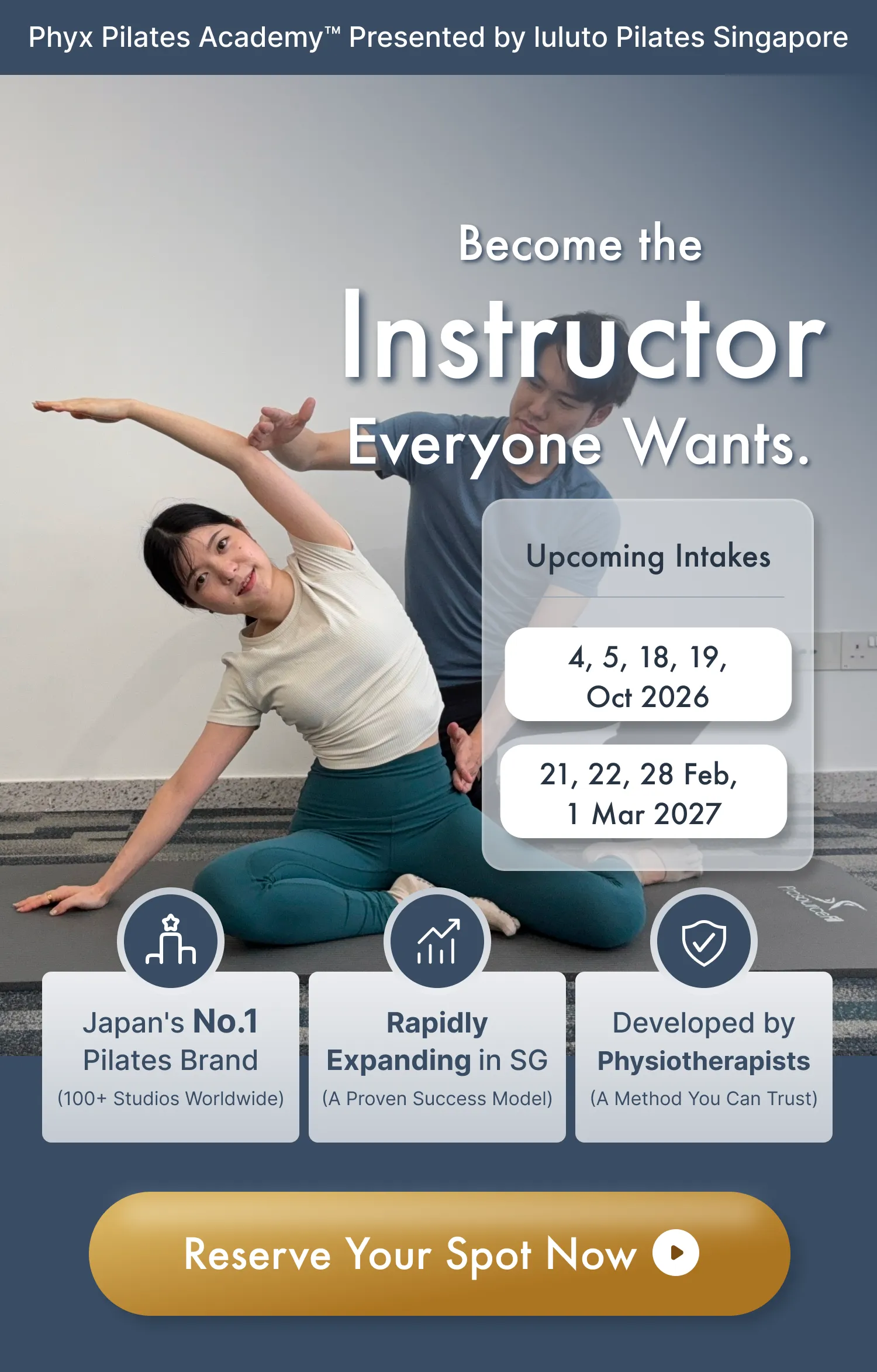 luluto PILATES - Reserve Your Spot Now